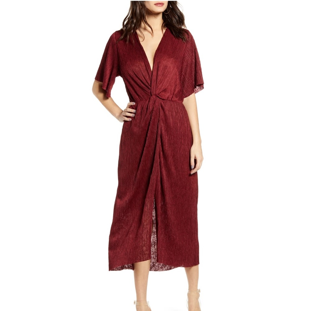 Red Midi Dress